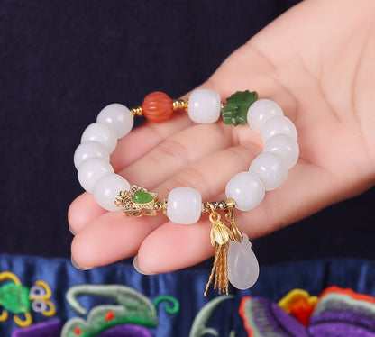 Old style Hetian jade bracelet - jewelry - weilin.com