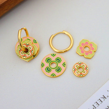 Oriental ancient style exquisite ethnic style earrings - jewelry - weilin.com