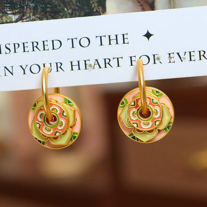 Oriental ancient style exquisite ethnic style earrings - jewelry - weilin.com