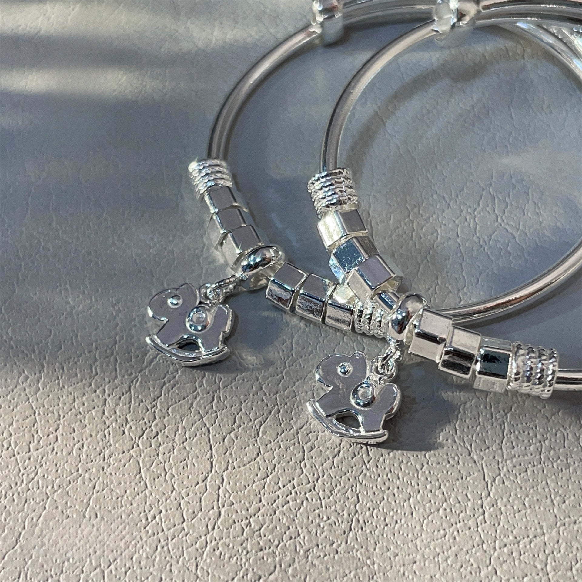 Personalized Fashion Bell Sterling Silver Bracelet - jewelry - weilin.com