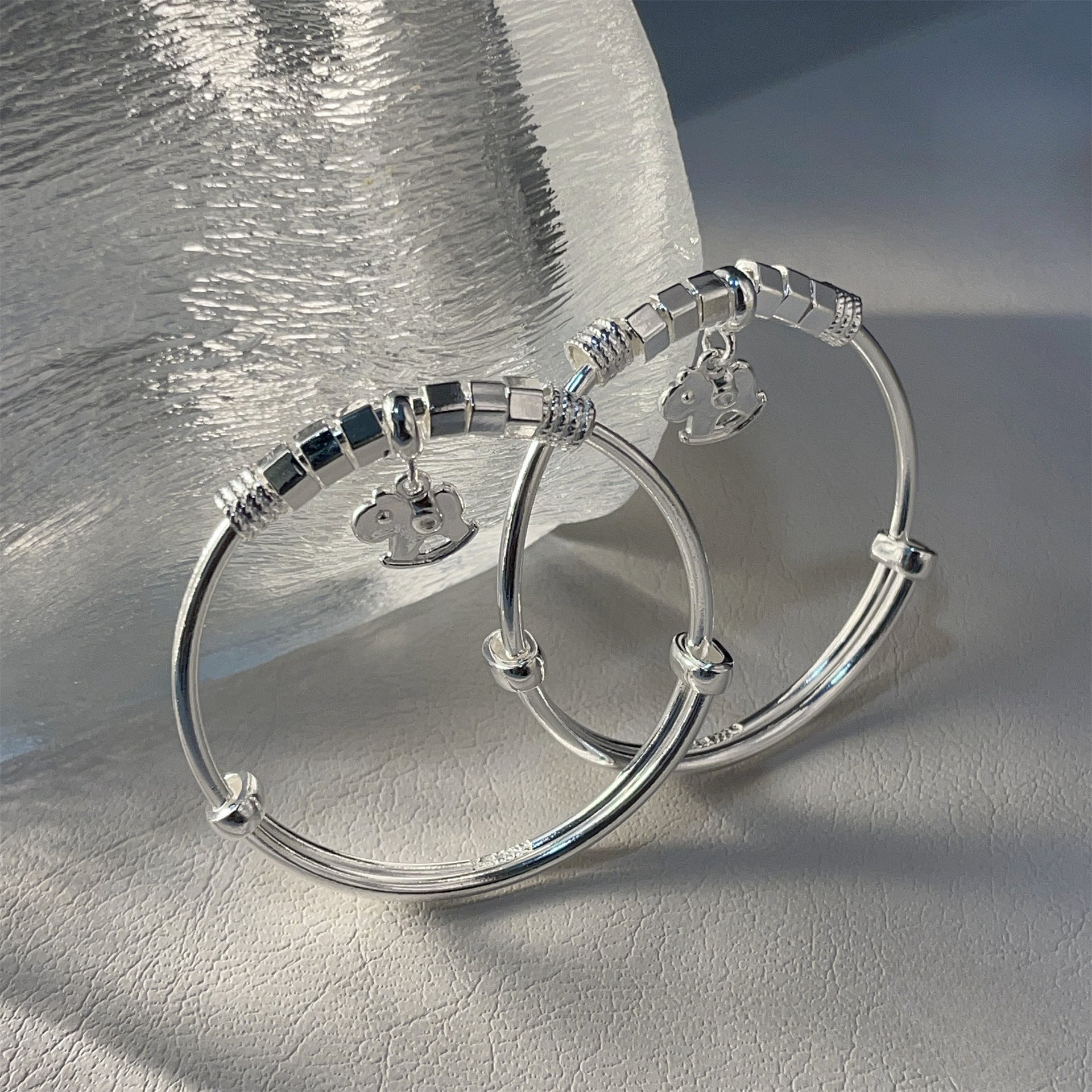 Personalized Fashion Bell Sterling Silver Bracelet - jewelry - weilin.com