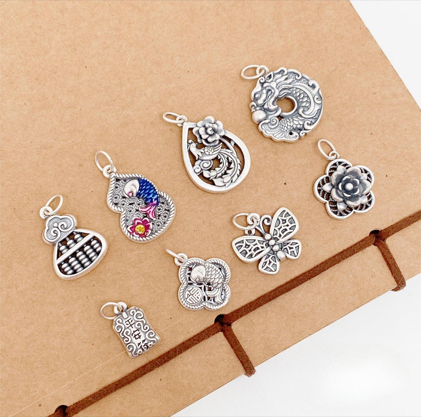 Personalized three - dimensional sterling silver pendant accessories - jewelry - weilin.com