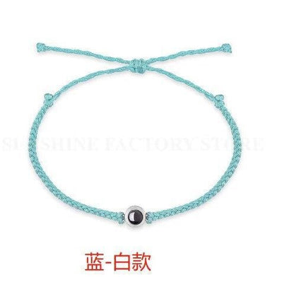 Photo language projection woven bracelet - jewelry - weilin.com
