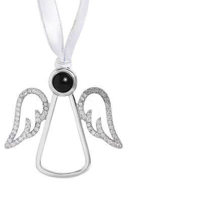 Photo Projection Angel Wings Necklace - jewelry - weilin.com