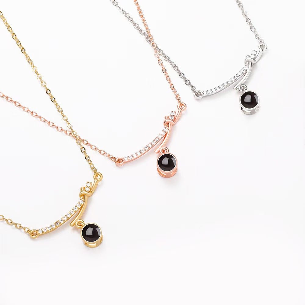 Photo Projection Butterfly Necklace - jewelry - weilin.com