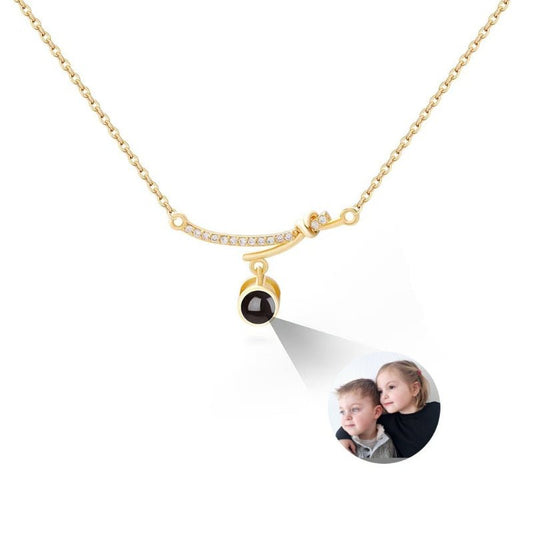 Photo Projection Butterfly Necklace - jewelry - weilin.com