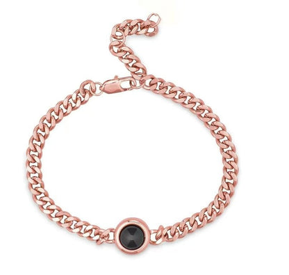 Photo Projection Cuban Bracelet - jewelry - weilin.com