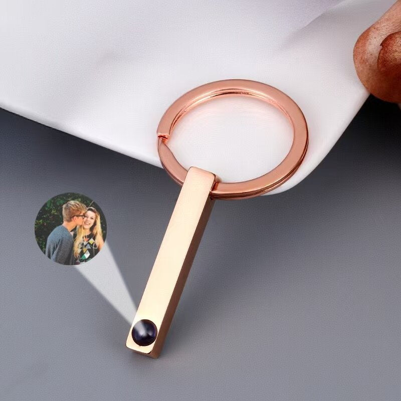 Photo Projection Cube Column Pendant Necklace - jewelry - weilin.com