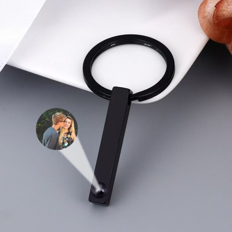 Photo Projection Cube Column Pendant Necklace - jewelry - weilin.com