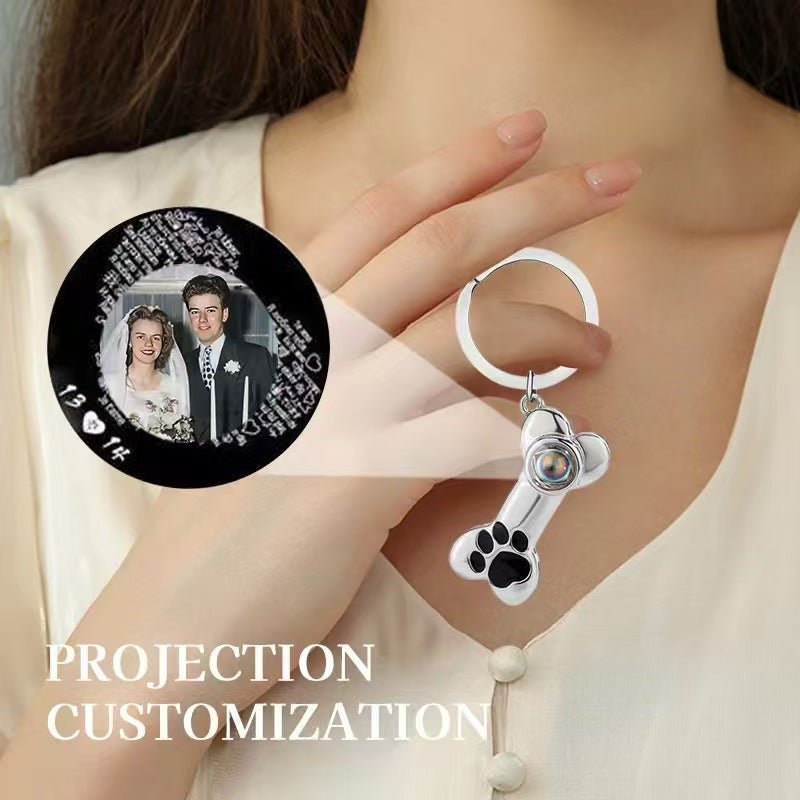 Photo projection cute pet mark necklace - jewelry - weilin.com
