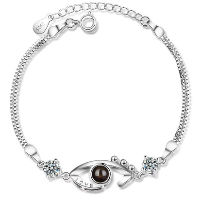 Photo projection demon eye bracelet - jewelry - weilin.com