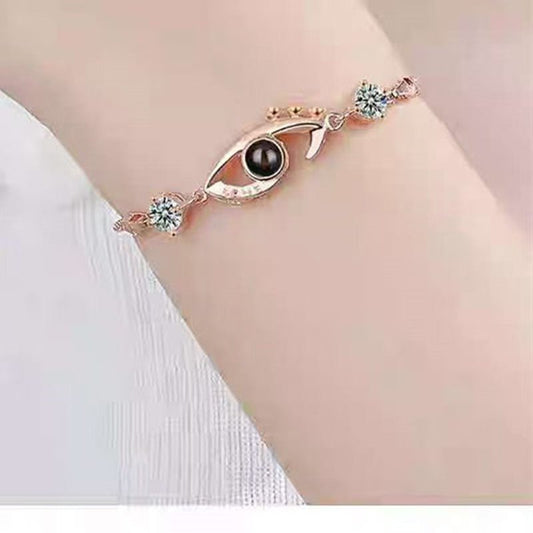 Photo projection demon eye bracelet - jewelry - weilin.com