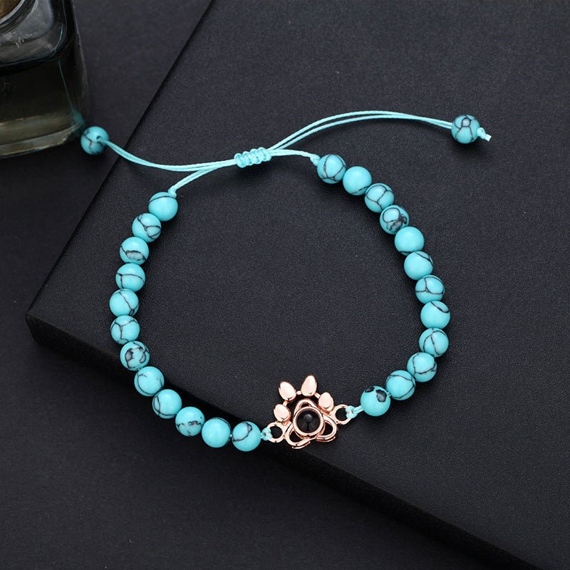 Photo Projection Dog Paw Bracelet - jewelry - weilin.com
