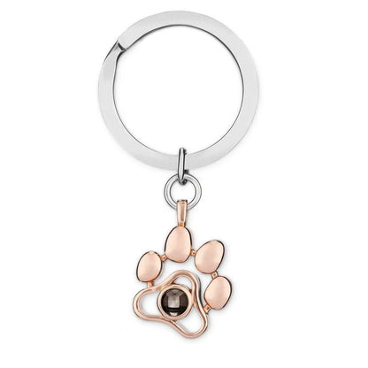Photo projection dog paw necklace - jewelry - weilin.com
