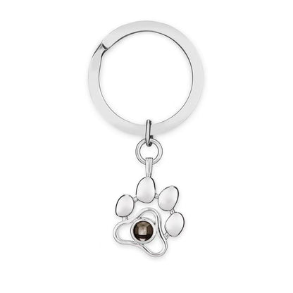Photo projection dog paw necklace - jewelry - weilin.com
