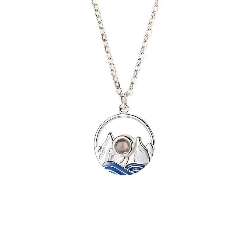 Photo projection eachother necklace - jewelry - weilin.com