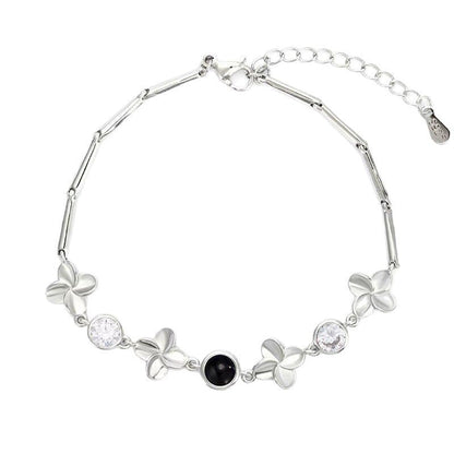 Photo projection four - leaf clover bracelet - jewelry - weilin.com