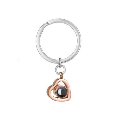 Photo Projection Heart Necklace - jewelry - weilin.com