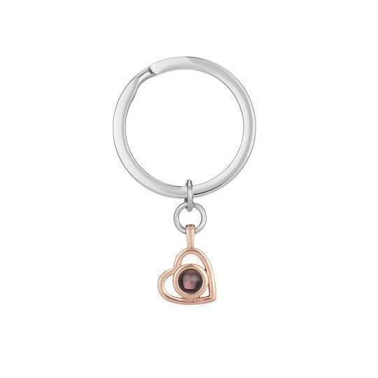 Photo Projection Heart Necklace - jewelry - weilin.com