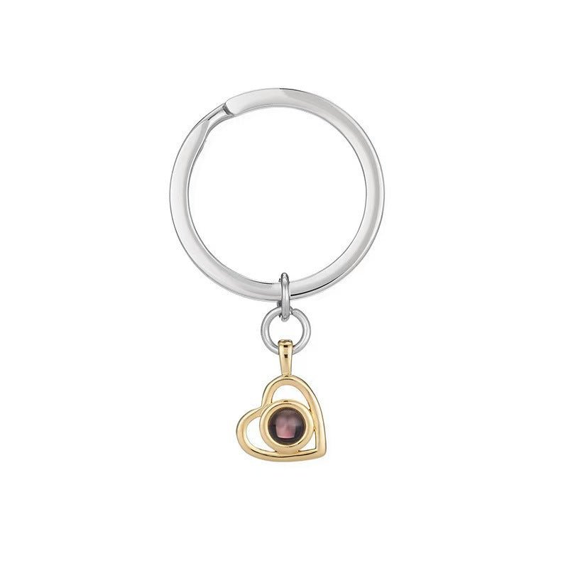 Photo Projection Heart Necklace - jewelry - weilin.com