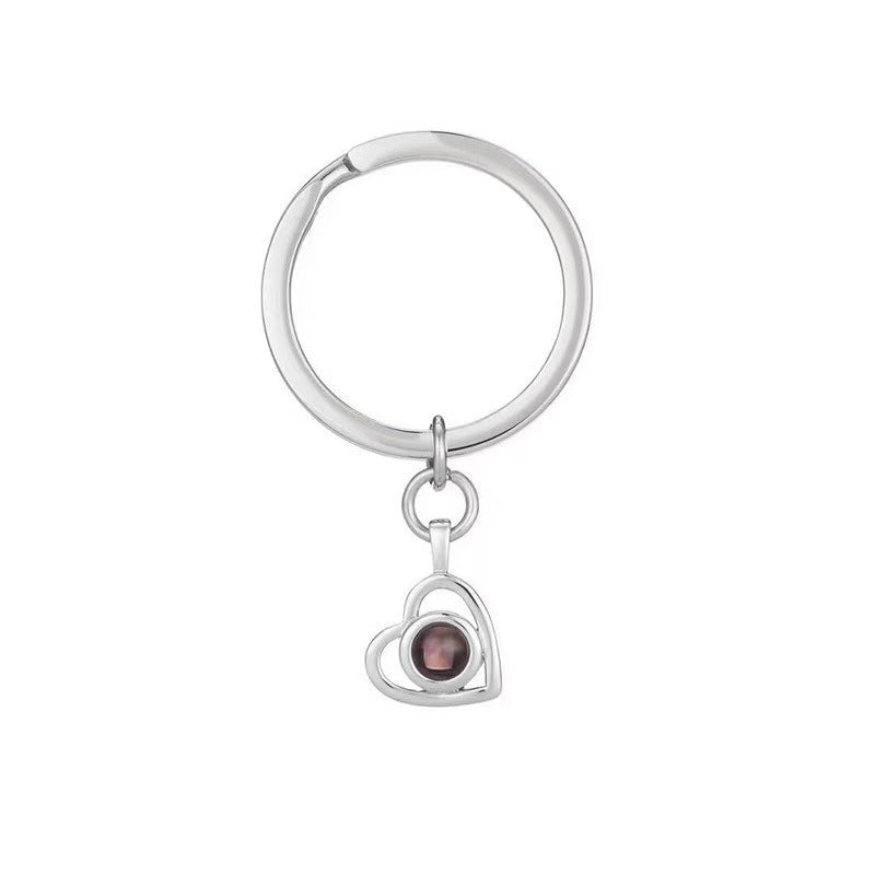 Photo Projection Heart Necklace - jewelry - weilin.com