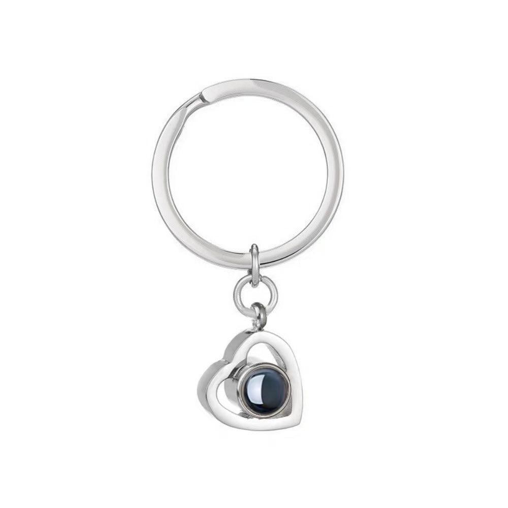 Photo Projection Heart Necklace - jewelry - weilin.com