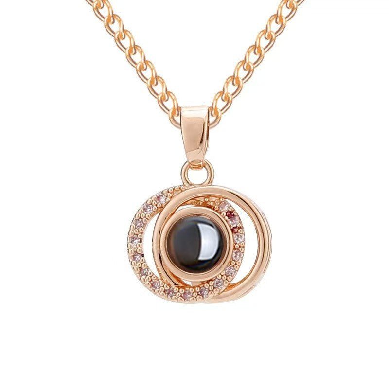 Photo projection necklace - jewelry - weilin.com