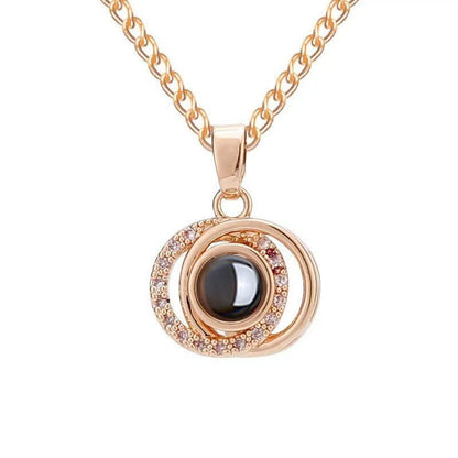 Photo projection necklace - jewelry - weilin.com