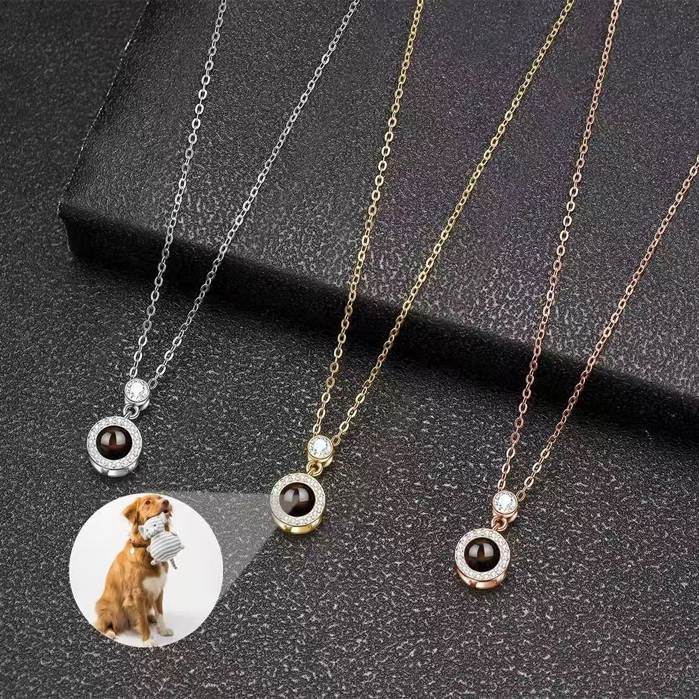 Photo projection necklace - jewelry - weilin.com