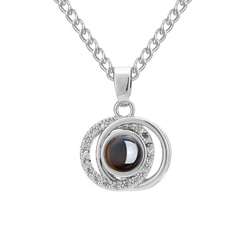 Photo projection necklace - jewelry - weilin.com