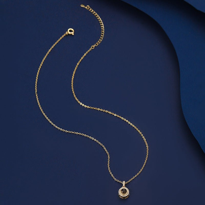 Photo Projection Necklace - jewelry - weilin.com