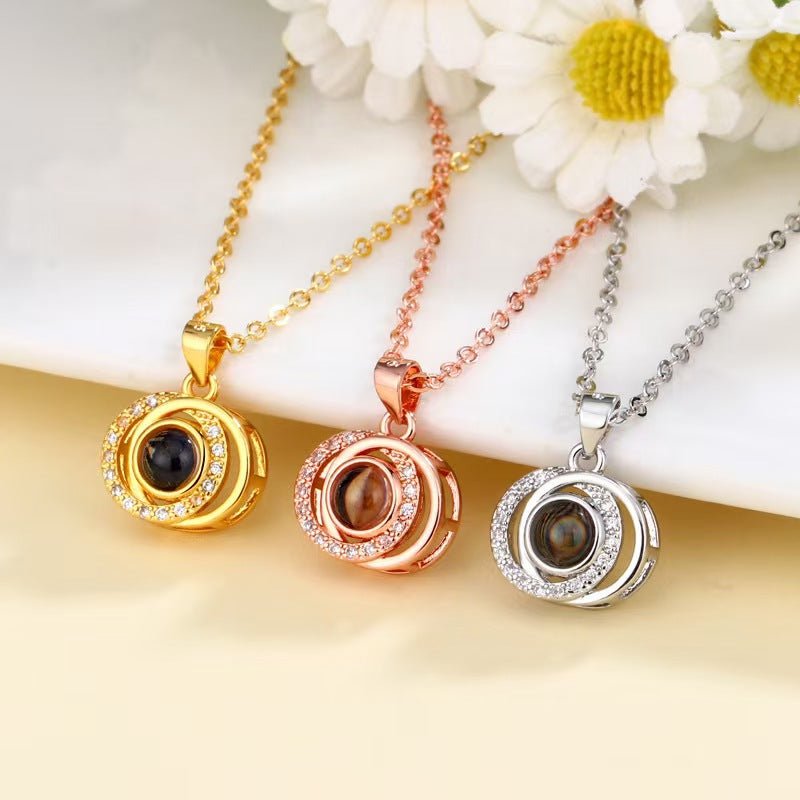 Photo projection necklace - jewelry - weilin.com