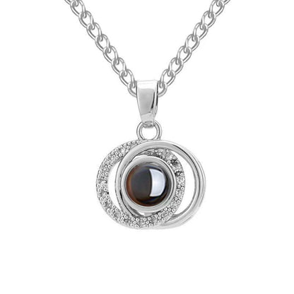 Photo projection necklace - jewelry - weilin.com