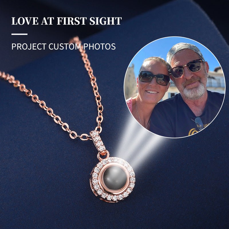 Photo Projection Necklace - jewelry - weilin.com