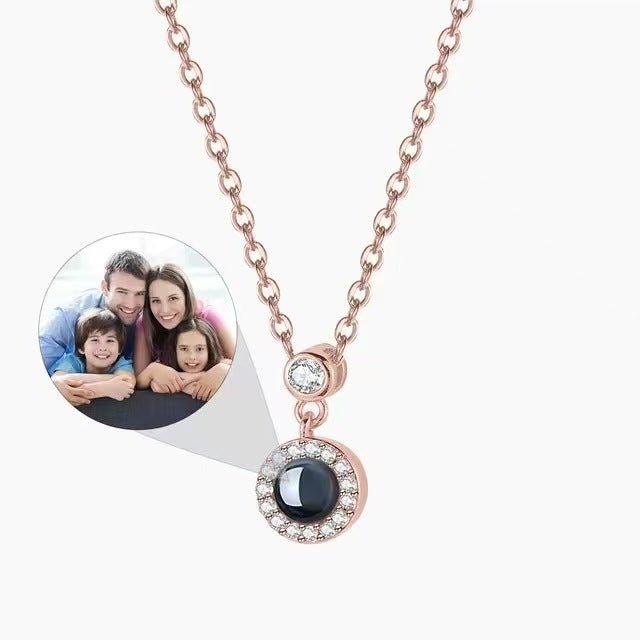 Photo projection necklace - jewelry - weilin.com