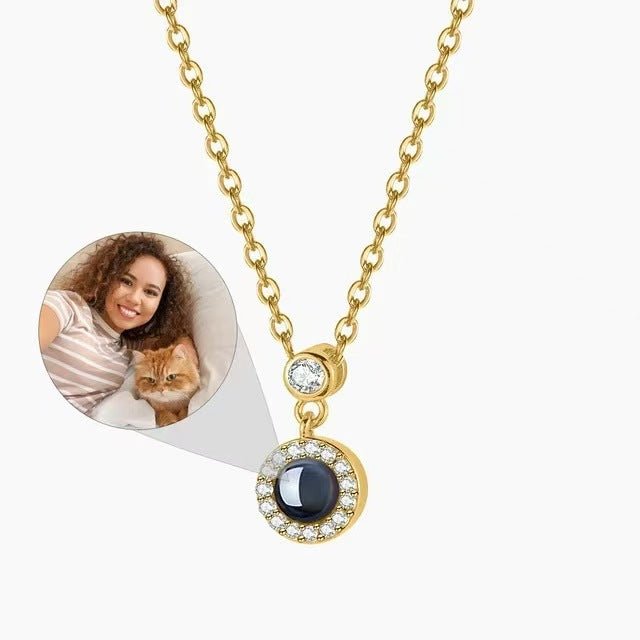 Photo projection necklace - jewelry - weilin.com
