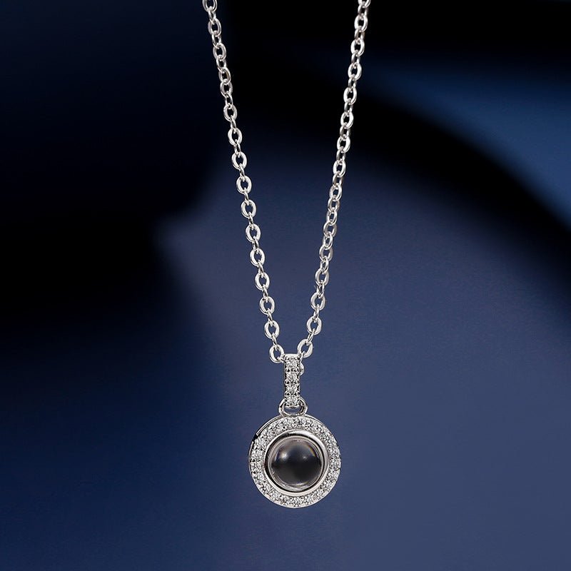 Photo Projection Necklace - jewelry - weilin.com