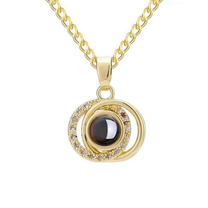 Photo projection necklace - jewelry - weilin.com