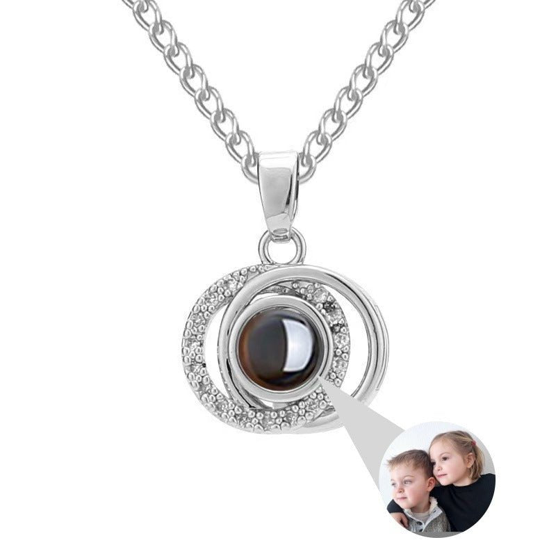 Photo projection necklace - jewelry - weilin.com