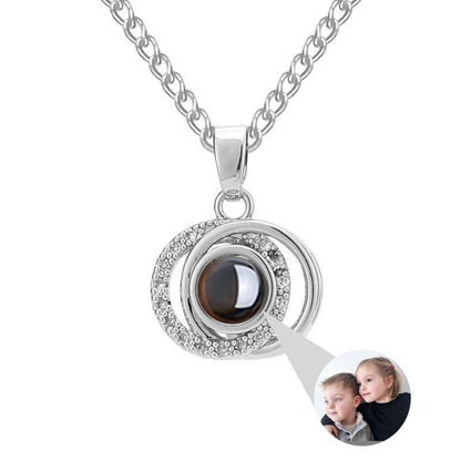 Photo projection necklace - jewelry - weilin.com