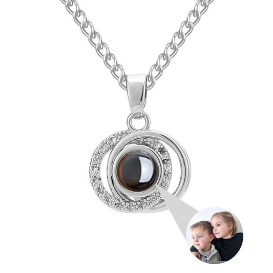 Photo projection necklace - jewelry - weilin.com