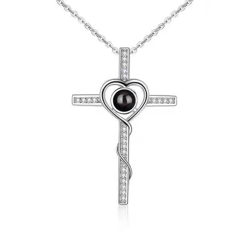 Photo projection pendant necklace - jewelry - weilin.com