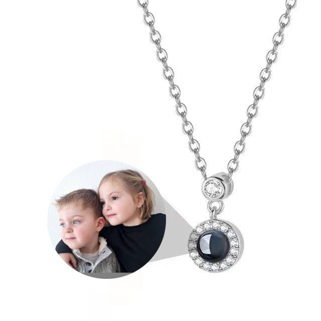 Photo projection pendant necklace - jewelry - weilin.com