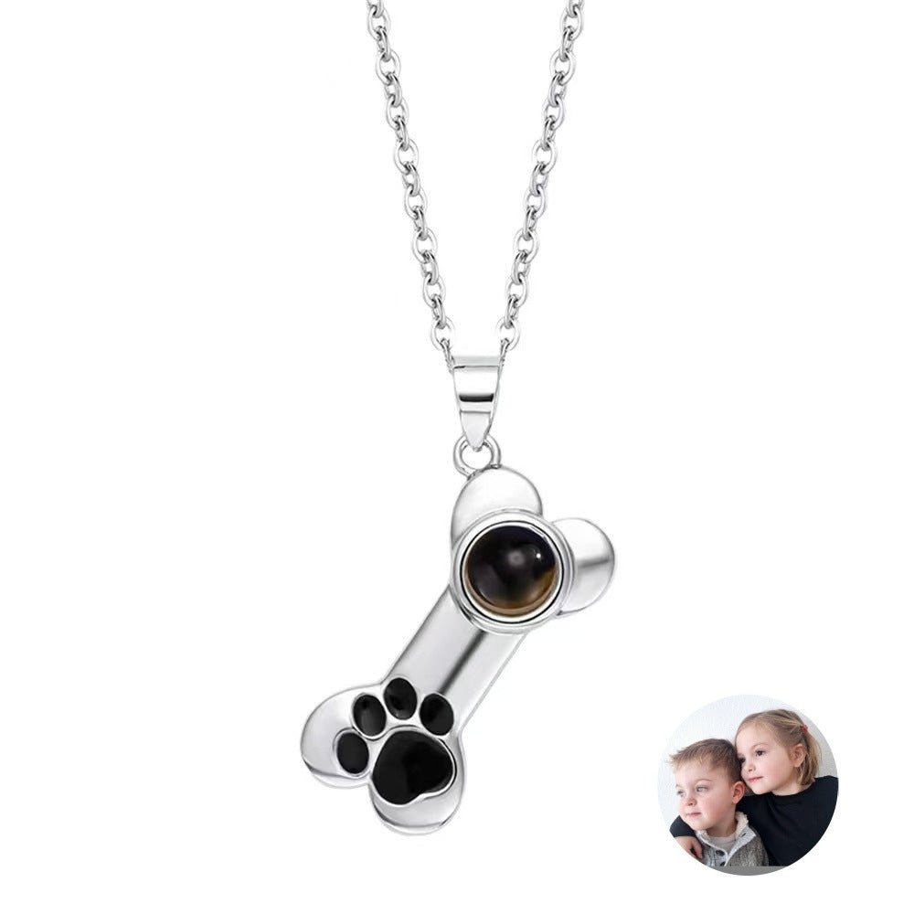 Photo projection pendant necklace - jewelry - weilin.com