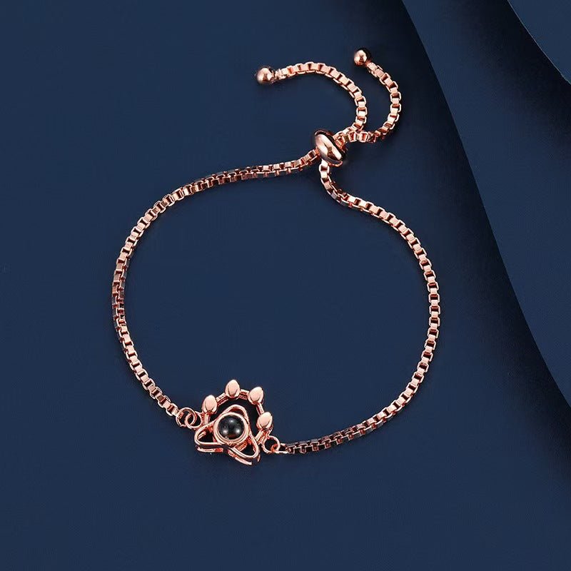 Photo projection personalized creative bracelet - jewelry - weilin.com