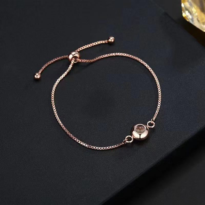 Photo projection personalized creative bracelet - jewelry - weilin.com