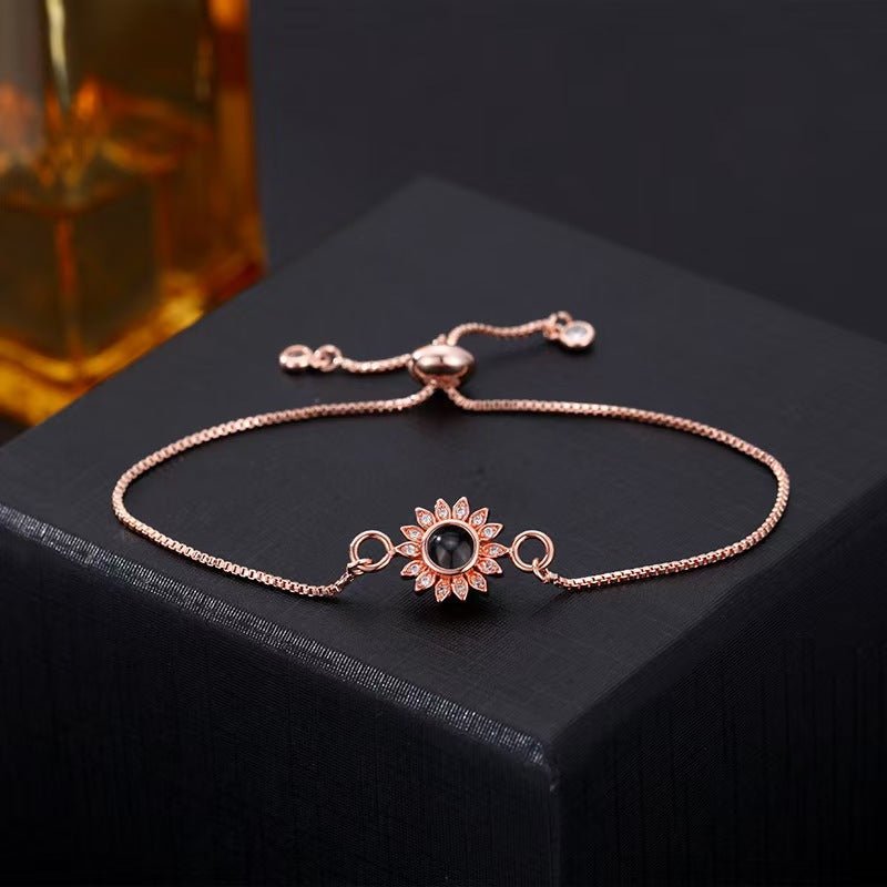 Photo projection personalized creative bracelet - jewelry - weilin.com