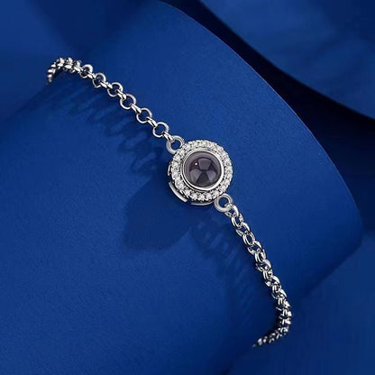 Photo projection round bezel fashion jewelry - jewelry - weilin.com