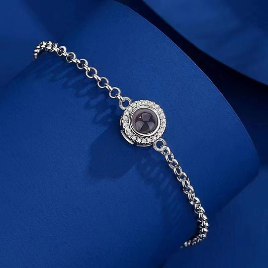 Photo projection round bezel fashion jewelry - jewelry - weilin.com