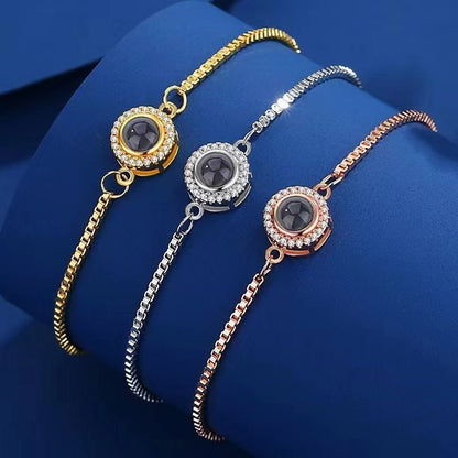Photo projection round bezel fashion jewelry - jewelry - weilin.com